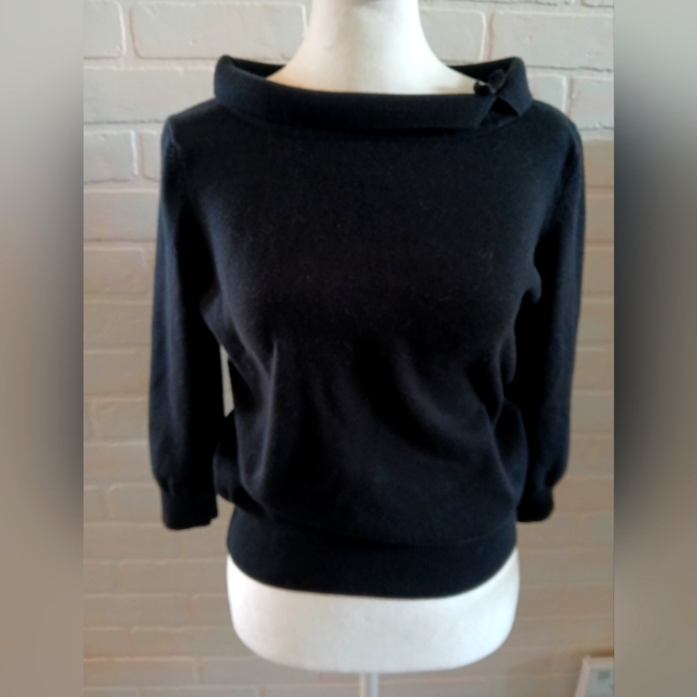3/4 Sleeve Retro Inspired Sweater
